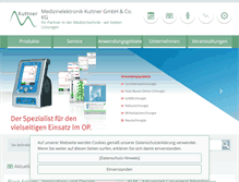 Tablet Screenshot of kuttner.com